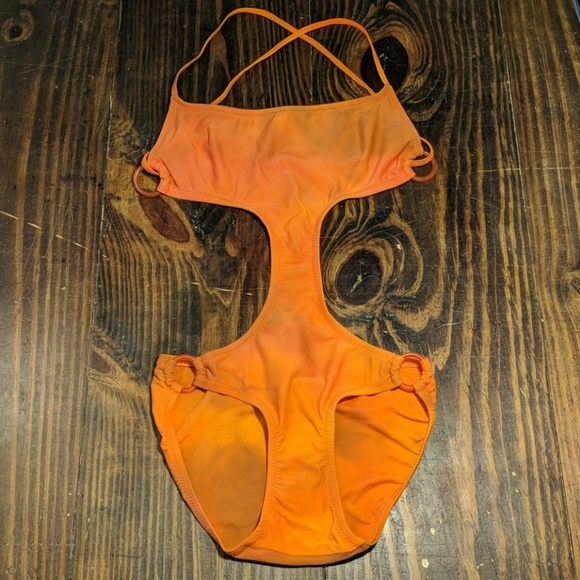 Victoria's Secret Other - Victoria's Secret Monokini Orange Tie Dye